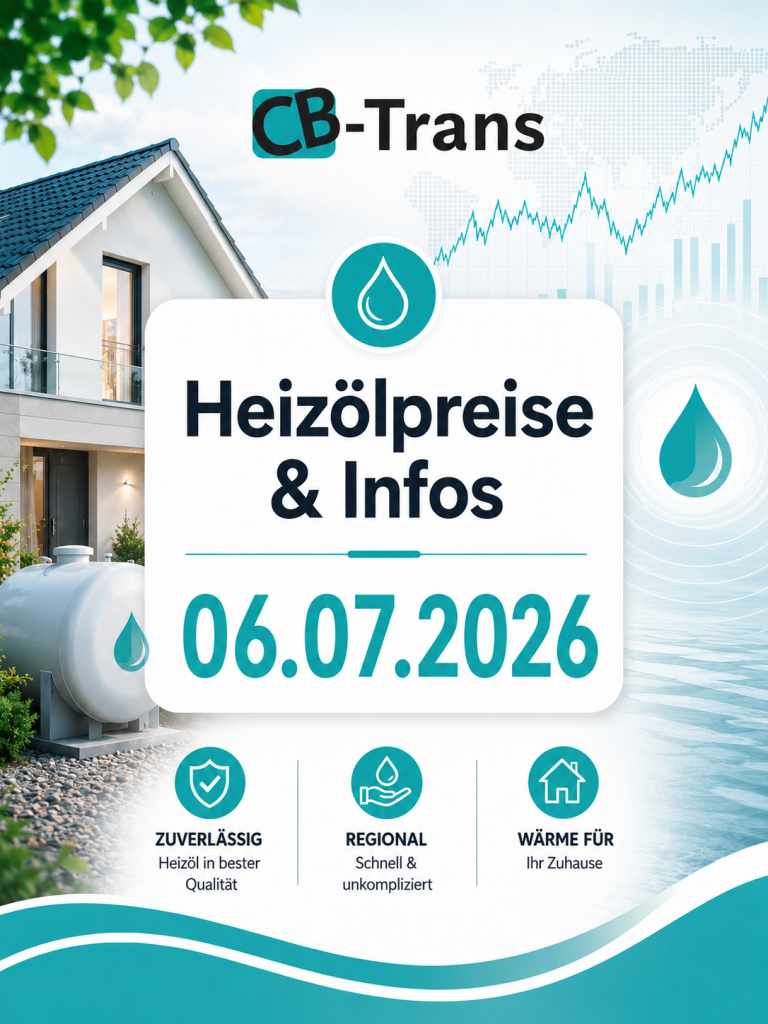 Bild zu dem aktuellen Blogbeitrag Heizölpreise und Infos vom 06.07.2026